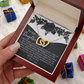 To My Daughter Necklace, Adult Daughter Valentine Gift, Valentines Gifts For My Daughter, Girls Necklace From Dad
