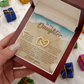 To My Daughter Necklace, For My Daughter From Dad, Adult Daughter Valentine's Gift, Necklace For Daughter From Mom And Dad