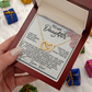 To My Daughter Necklace, Daughter Necklace From Dad, To My Daughter Necklace From Dad, Dad To Daughter Necklace