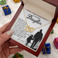 To My Badass Daughter Necklace, To My Badass Daughter Necklace, To My Badass Daughter Crown Necklace, To My Daughter From Dad