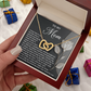 To My Mom Necklace, Message Card Birthday Necklace, Mom Gift Sterling Silver Necklace, Mothers Day Necklace Mom