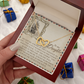 To My Daughter Necklace, Daughter Necklace From Dad, To My Daughter Necklace From Dad, To Our Daughter Gifts From Parents