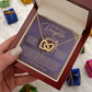 To My Sweet Daughter Necklace, To My Daughter From Dad, Mother And Daughter Jewelry, To My Daughter From Mom