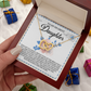 To My Dearest Daughter Necklace, Valentine Gifts For My Daughter, Valentines Gift Daughter From Dad, Daddys Little Girl Necklace