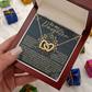 To My Daughter Necklace, Daddy To Daughter Necklace, Valentine For Daughter From Dad, Valentines From Dad To Daughter