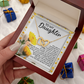 To My Daughter Necklace, Valentine Gift For Daughter From Mom And Dad, Matching Necklaces For Mom And Daughter, To My Beautiful Daughter