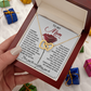 To My Mom Necklace, Jewelry Mother Day Gift, I Love My Mom Necklace, Gifts For Mexican Moms, Birthday Gift Boyfriends Mom