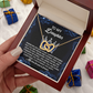 To My Daughter Necklace, Daughter Birthday Card From Mom, Gifts For Daughter From Mom, Necklace For Daughter From Dad