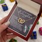To My Beautiful Daughter Necklace, Daughter Necklace From Daddy Heart, My Daughter Is My Valentine, Father Daughter Gifts Necklace