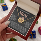 To A Wonderful Mom Necklace, Sentimental Gifts For Mom From Son, Mothers Day Jewelry Mom, Christmas Gifts For Mom In Spanish