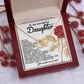 To My Wonderful Daughter Necklace, Gifts For Grown Daughter From Dad, Daughter Valentine Gift From Dad, Daughter Necklace From Parents
