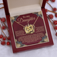 To My Daughter Necklace, Daughter Gifts From Both Parents, Valentine Gift To Daughter From Dad, To My Badass Daughter Necklace From Mom