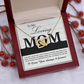 To My Loving Mom Necklace, Mothers Day Gifts Mom, Mother Day Gift Mom Necklace, Christma Mom Gift From Daughter, Gift Mom Mother Necklace Pendant