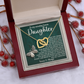 To My Amazing Bonus Daughter Necklace, Daughter Birthday Card From Mom, Birthday Gifts For Adult Daughter, Daughter Gifts From Mom Unique