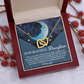 To My Beautiful Daughter Necklace, Dad Necklace For Daughter, My Daughter Necklace From Mom, Dad To Daughter Necklace I Love You