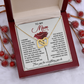 To My Mom Necklace, Jewelry Mother Day Gift, I Love My Mom Necklace, Gifts For Mexican Moms, Birthday Gift Boyfriends Mom