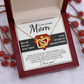 To My Loving Mom Necklace, Jewelry Mother Day Gift, I Love My Mom Necklace, Gifts For Mexican Moms, Birthday Gift Boyfriends Mom
