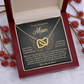 To My Gorgeous Mom Necklace, Xmas Gift For Mom From Son, Mothers Day Gifts For Mom Spanish, Jewelry Mom From Daughter