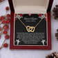 Linked Together Promise Forever Necklace, Valentine's Day Gifts For Women, Best Valentine Gifts For Wife, Valentine's For Her, Female Valentine Gifts