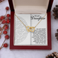 To My Daughter Necklace, To My Daughter From Mom, Fathers Day Gifts From Daughter Necklace, Valentines Gift Daughter From Dad