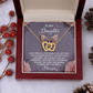 To My Daughter Necklace, Daughter Necklace From Daddy, Daughter Gifts From Mom And Dad, Necklace For My Daughter