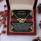 To My Beautiful Daughter Necklace, For My Daughter From Dad, Daughter Gifts From Mom, Gifts For Grown Daughter
