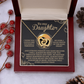 To My Daughter Necklace, My Daughter Gifts From Dad, Gifts For Daughter From Mom, Mom And Daughter Necklaces