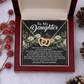To My Daughter Necklace, Daughter Necklace From Mom And Dad, Dad To Daughter Necklace, Daughter Necklace From Mom And Dad