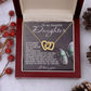 To My Beautiful Daughter Necklace, Daughter Necklace From Daddy Heart, My Daughter Is My Valentine, Father Daughter Gifts Necklace