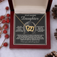 To My Amazing Daughter Necklace, Daughter Necklace From Mom, Christmas Gift For Adult Daughter, Daughter Necklace From Mom