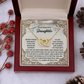 To My Beautiful Daughter Necklace, Necklace For Daughter From Dad, Mother And Daughter Jewelry, Jewelry For Daughter From Dad