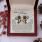 Dear Mom Necklace, What To Get My Mom For Christmas, Gift My Mom Birthday, Mother Day Gift Mom Jewelry, Mom Christmas Gifts Spanish