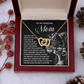 To My Amazing Mom Necklace, Worlds Best Mom Necklace, Sentimental Gift Mom From Son, Mother's Day Gifts For Mom Spanish