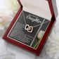 To My Beautiful Daughter Necklace, Valentines Day Gifts For Daughter Adult From Dad, Badass Necklace For Women, To My Bonus Mom Necklace