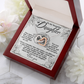 To My Beautiful Daughter Necklace, Mommy And Daughter Necklace, Cute Gifts For Dad From Daughter, Daddy And Daughter Gifts