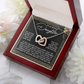 To My Bonus Daughter Necklace, My Daughter Gifts From Mom, Gifts From Dad To Daughter, Necklace For Daughter And Mom
