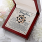 To My Amazing Daughter Necklace, Valentine Gifts For My Daughters, Valentine Ideas For Adult Daughter, Daddy And Daughter Necklace