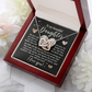 To My Beautiful Daughter Necklace, Bonus Daughter Gifts Unique, Birthday Gift For Adult Daughter, Christmas Gifts For Adult Daughter
