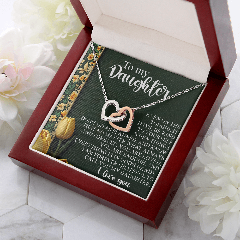 To My Daughter Necklace, Valentine For Adult Daughter, Daughters Necklace From Dad, To My Badass Daughter Necklace From Dad