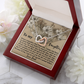 To My Daughter Necklace, Necklace For Daughter From Dad, Father Daughter Necklace Gold, Daddy Loves You Daughter Gift