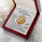 To My Daughter Necklace, Mother And Daughter Necklace, Gifts For Daughter Adult, Jewelry For Daughter From Dad