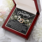 To My Daughter Necklace, Daughter Necklace From Mom And Dad, Dad To Daughter Necklace, Daughter Necklace From Mom And Dad