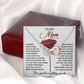 To My Mom Necklace, Jewelry Mother Day Gift, I Love My Mom Necklace, Gifts For Mexican Moms, Birthday Gift Boyfriends Mom