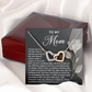 To My Mom Necklace, Message Card Birthday Necklace, Mom Gift Sterling Silver Necklace, Mothers Day Necklace Mom