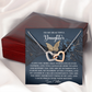 To My Beautiful Daughter Necklace, Daughter Necklaces From Mom, Birthday Gifts For Daughter Adult, To My Daughter Necklace From Mom