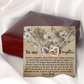 To My Daughter Necklace, Necklace For Daughter From Dad, Father Daughter Necklace Gold, Daddy Loves You Daughter Gift
