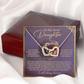 To My Sweet Daughter Necklace, To My Daughter From Dad, Mother And Daughter Jewelry, To My Daughter From Mom
