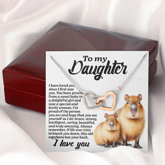 To My Daughter Necklace, Dad And Daughter Necklaces, Birthday Gift For Daughter Adult, Dad And Daughter Necklaces
