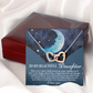 To My Beautiful Daughter Necklace, Dad Necklace For Daughter, My Daughter Necklace From Mom, Dad To Daughter Necklace I Love You