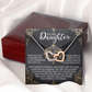 To My Daughter Necklace, For My Daughter From Dad, Daughter Gift From Dad, Daughter Necklaces From Mom